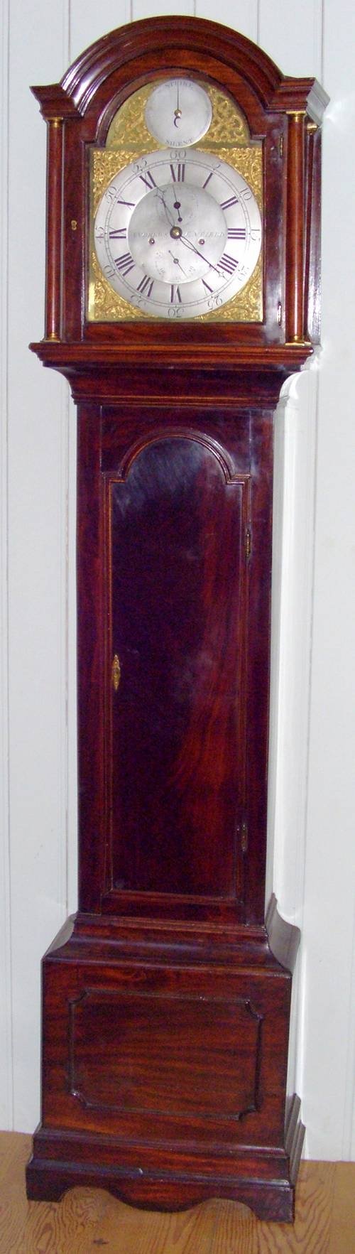 18th Century Mahogany Longcase Clock